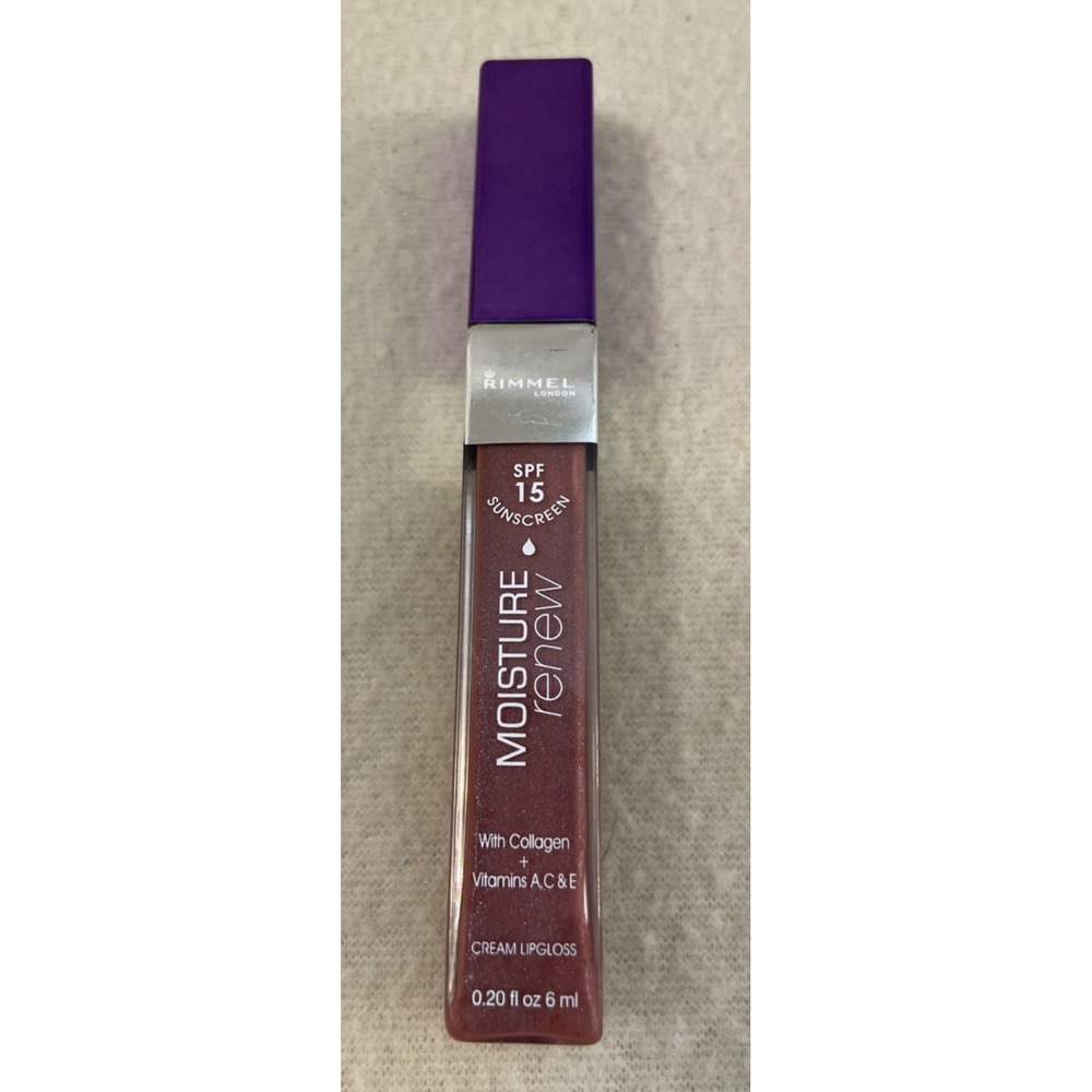 Rimmel Moisture Renew 245 Berry SPF 15 NEW/SEALED Lip Gloss
